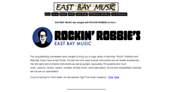 Desktop Screenshot of eastbaymusic.com
